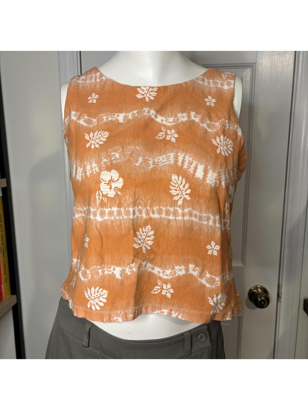 Vintage Beachy Floral Tank Top